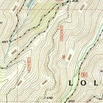 United States Geological Survey Mcgee Peak, MT-ID (1999, 24000-Scale) digital map