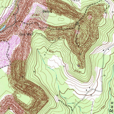United States Geological Survey Mcgees Mills, PA (1968, 24000-Scale) digital map