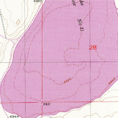 United States Geological Survey Mcgill Lakes, WY (1955, 24000-Scale) digital map