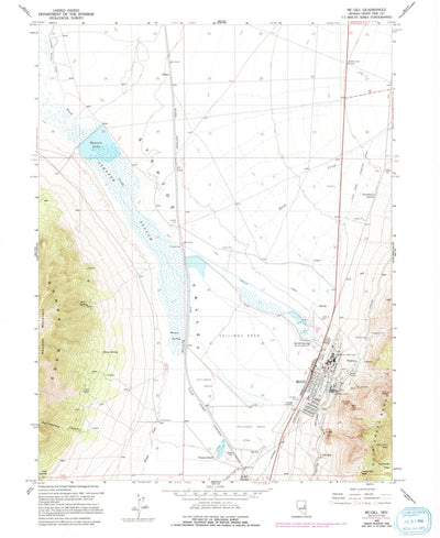United States Geological Survey Mcgill, NV (1958, 24000-Scale) digital map