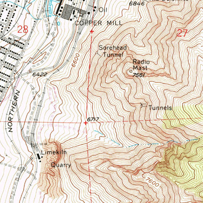 United States Geological Survey Mcgill, NV (1958, 24000-Scale) digital map
