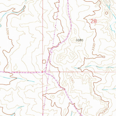 United States Geological Survey Mcginnis Butte, MT (1965, 24000-Scale) digital map