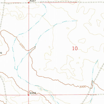 United States Geological Survey Mcginnis Butte SE, MT (1965, 24000-Scale) digital map