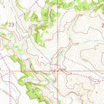 United States Geological Survey Mcginnis Butte SE, MT (1965, 24000-Scale) digital map