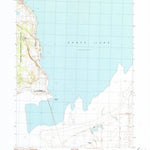 United States Geological Survey Mcginty Point, CA (1990, 24000-Scale) digital map