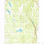 United States Geological Survey Mcginty Reservoir, CA (1990, 24000-Scale) digital map