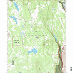 United States Geological Survey Mcginty Reservoir, CA (1993, 24000-Scale) digital map