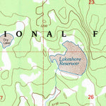 United States Geological Survey Mcginty Reservoir, CA (1993, 24000-Scale) digital map