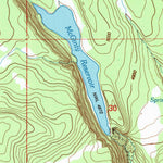 United States Geological Survey Mcginty Reservoir, CA (1993, 24000-Scale) digital map