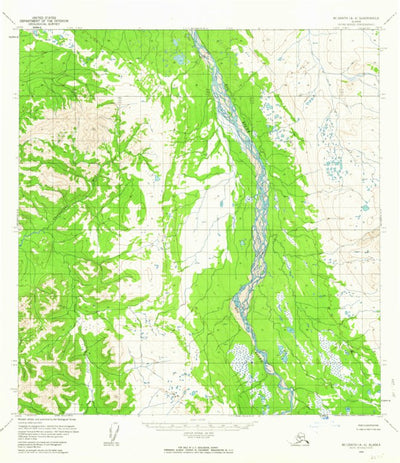 United States Geological Survey Mcgrath A-4, AK (1954, 63360-Scale) digital map