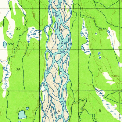 United States Geological Survey Mcgrath A-4, AK (1954, 63360-Scale) digital map