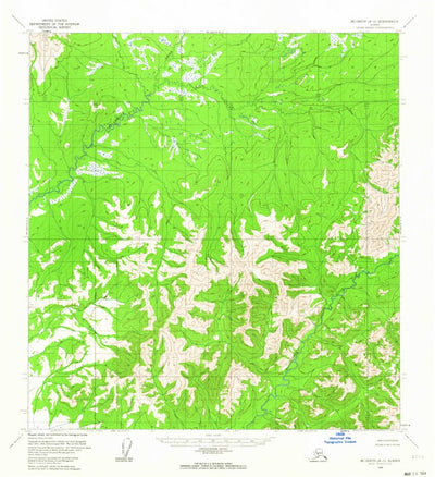United States Geological Survey Mcgrath A-5, AK (1954, 63360-Scale) digital map
