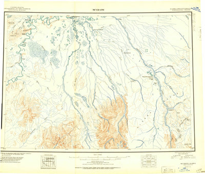 United States Geological Survey Mcgrath, AK (1950, 250000-Scale) digital map