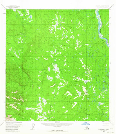 United States Geological Survey Mcgrath B-5, AK (1954, 63360-Scale) digital map