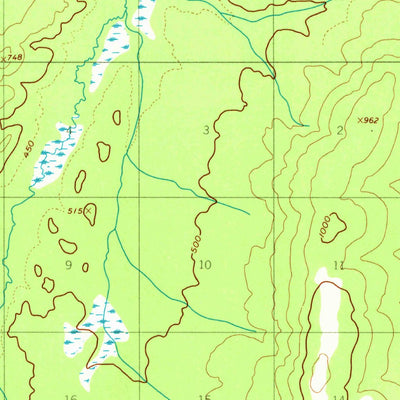 United States Geological Survey Mcgrath B-6, AK (1954, 63360-Scale) digital map