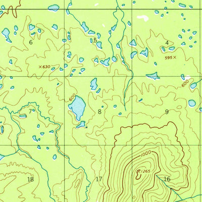 United States Geological Survey Mcgrath C-4, AK (1953, 63360-Scale) digital map