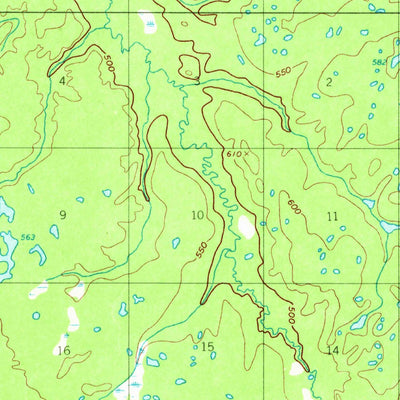 United States Geological Survey Mcgrath C-5, AK (1955, 63360-Scale) digital map