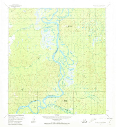 United States Geological Survey Mcgrath C-6, AK (1954, 63360-Scale) digital map