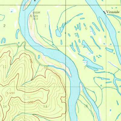 United States Geological Survey Mcgrath C-6, AK (1954, 63360-Scale) digital map