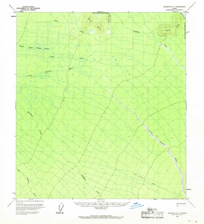 United States Geological Survey Mcgrath D-1, AK (1958, 63360-Scale) digital map