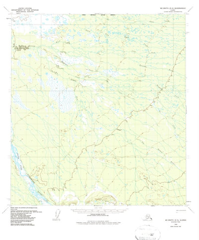 United States Geological Survey Mcgrath D-2, AK (1958, 63360-Scale) digital map