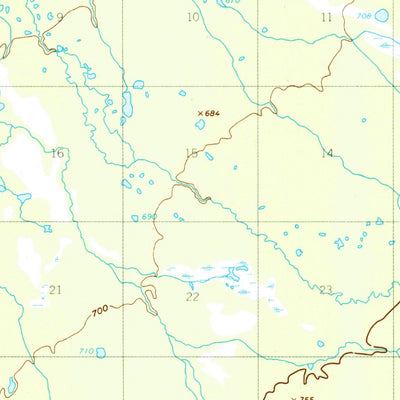 United States Geological Survey Mcgrath D-2, AK (1958, 63360-Scale) digital map