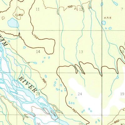 United States Geological Survey Mcgrath D-2, AK (1958, 63360-Scale) digital map