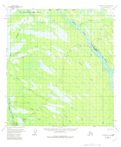 United States Geological Survey Mcgrath D-3, AK (1954, 63360-Scale) digital map