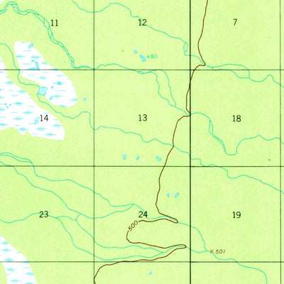 United States Geological Survey Mcgrath D-3, AK (1954, 63360-Scale) digital map