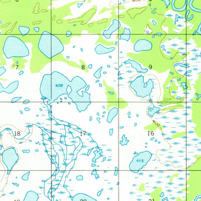 United States Geological Survey Mcgrath D-4, AK (1953, 63360-Scale) digital map