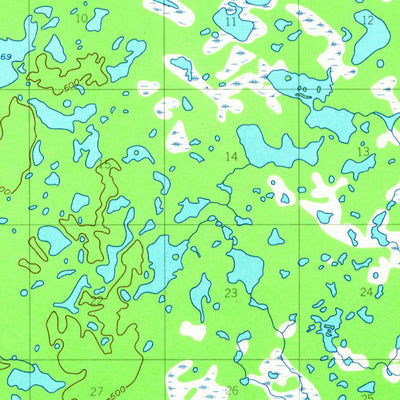 United States Geological Survey Mcgrath D-5, AK (1953, 63360-Scale) digital map