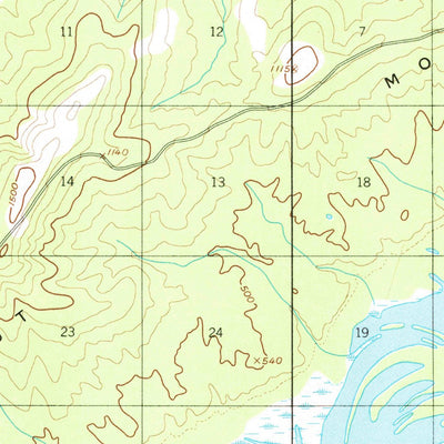 United States Geological Survey Mcgrath D-6, AK (1954, 63360-Scale) digital map