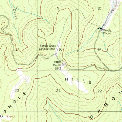 United States Geological Survey Mcgrath D-6, AK (1954, 63360-Scale) digital map
