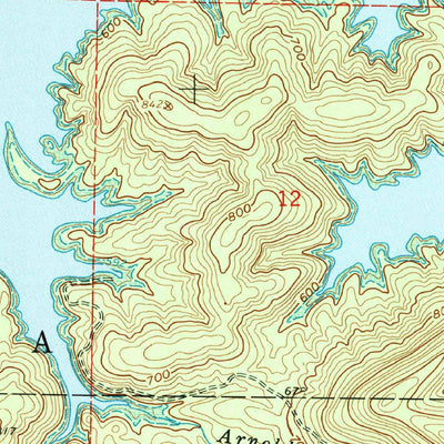 United States Geological Survey Mcgraw Mountain, AR (1962, 24000-Scale) digital map