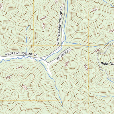 United States Geological Survey McGraws, WV (2023, 24000-Scale) digital map