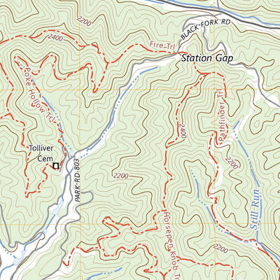 United States Geological Survey McGraws, WV (2023, 24000-Scale) digital map