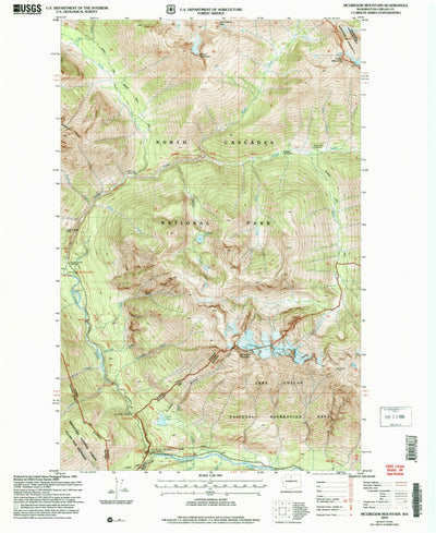 United States Geological Survey Mcgregor Mountain, WA (2004, 24000-Scale) digital map