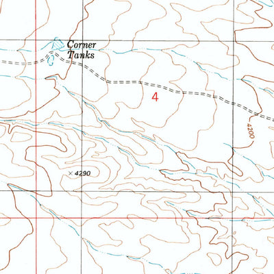 United States Geological Survey Mcgrew Spring, AZ (1996, 24000-Scale) digital map