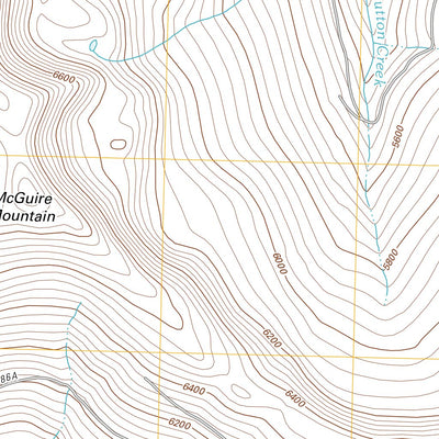 United States Geological Survey Mcguire Mountain, MT (2011, 24000-Scale) digital map