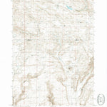 United States Geological Survey Mchan Reservoir, ID (1986, 24000-Scale) digital map