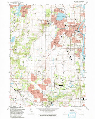 United States Geological Survey Mchenry, IL (1992, 24000-Scale) digital map