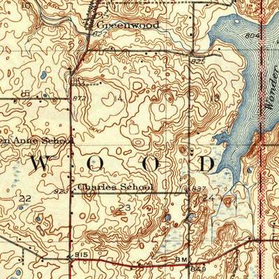 United States Geological Survey Mchenry, IL-WI (1926, 62500-Scale) digital map