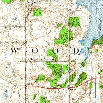 United States Geological Survey Mchenry, IL-WI (1944, 62500-Scale) digital map