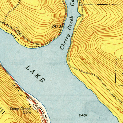 United States Geological Survey Mchenry, MD (1949, 24000-Scale) digital map
