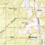 United States Geological Survey Mchenry, MS (1982, 24000-Scale) digital map