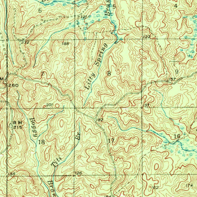 United States Geological Survey Mcintosh, AL (1943, 62500-Scale) digital map