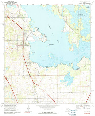 United States Geological Survey Mcintosh, FL (1968, 24000-Scale) digital map
