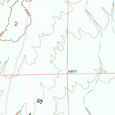 United States Geological Survey Mcintosh Meadows, WY (1952, 24000-Scale) digital map