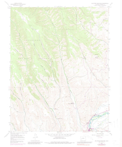 United States Geological Survey Mcintosh Mountain, CO (1954, 24000-Scale) digital map