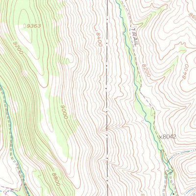 United States Geological Survey Mcintosh Mountain, CO (1954, 24000-Scale) digital map